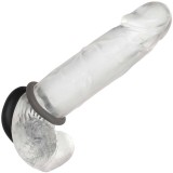 Calexotics-Alpha Prolong Set de 2 Inele Gri-Silicon, Waterproof