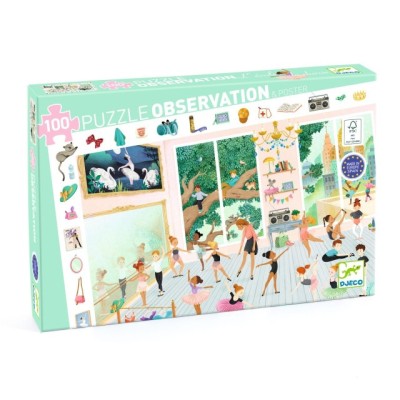 Puzzle observatie Scoala de dans, Djeco foto