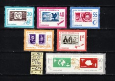 Timbre Rom&amp;acirc;nia, 1963 | Ziua Mărcii poştale, Congres UPU - Cosmos | MNH | aph foto