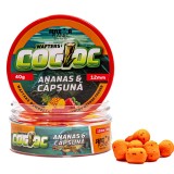 Wafters Dumbells SENZOR Cocioc, Ananas si Capsuna, 12mm, 40g