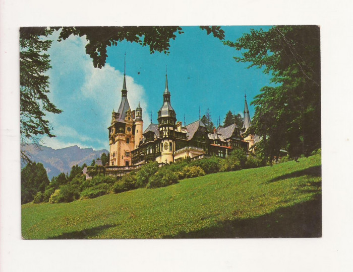 CA7 Carte Postala - Sinaia - Muzeul Peles, circulata 1973