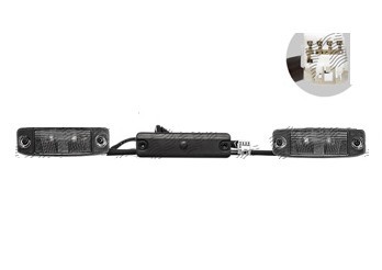 Lampa numar Hyundai I30 (Fd), 03.2007-03.2012, spate, Combi, C5W; set; cu cablaje, OE foto