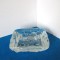 Scrumiera cristal masiv (24%PbO) suflat manual in mulaj de grafit - Demant serie - design Gote Augustsson, Ruda Glasbruk Suedia