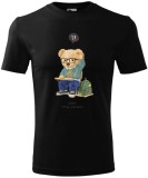 Tricou Personalizat Baietel Urs , Design Educational Just Stay Curious