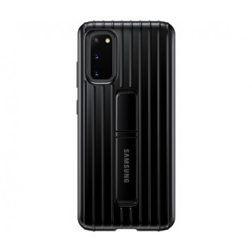 HUSA CAPAC STAND PLASTIC EF-RG980CBEGEU, SAMSUNG G980 GALAXY S20 - NEGRU foto