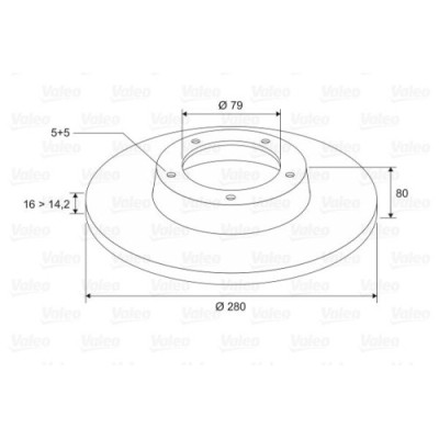 Valeo Disc frana foto