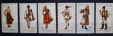 1969 Costume nationale II MNH, Nestampilat