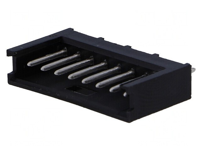 Soclu cablu-placă tată AMPMODU MOD II 2,54mm 8 pini THT drept