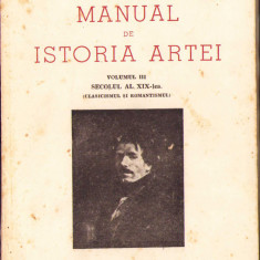 HST C6655 Manual de istoria artei volumul III 1945 Oprescu