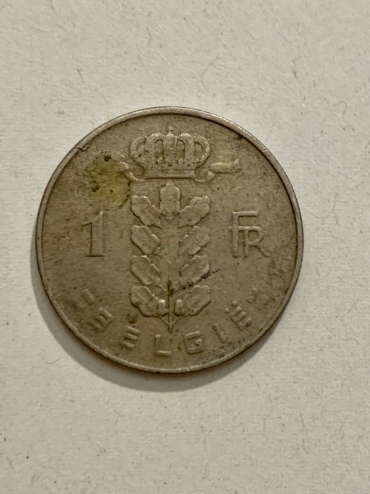 Moneda 1 FRANC - Belgia - 1961 - KM 143.1 (137)