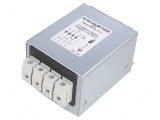 Filtru anti-interferențe trifazic 480VAC 10A 61x75x48mm