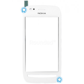 Nokia 710 Lumia display touchscreen, digitzer ecran alb piesa de schimb TOUCHSCR foto
