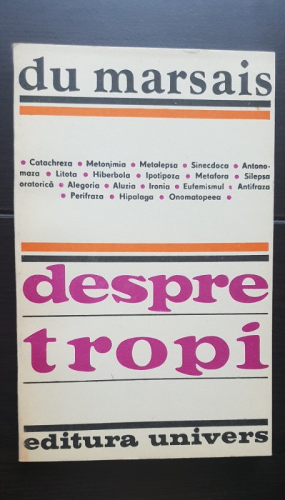 Despre tropi - Du Marsais