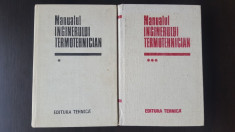 Manualul Inginerului Termotehnician, 2 vol. - BAZIL POPA, 1986 foto