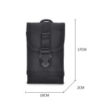 Borseta tactica sport, camuflaj, impermeabila, Oxford, negru, 17x9x2cm