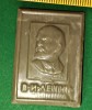 Placă memorială Lenin, profil scris chirilic, rășină 3 cm /4 cm