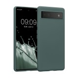 Husa Kwmobile pentru Google Pixel 6a, Silicon, Verde, 58053.171, Carcasa