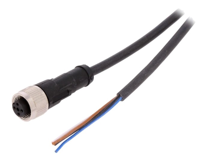Cablu M12 4 pini 2m PUR