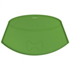 Covoras pentru castron din silicon Navaris, 49 x 30 cm, Antiderapant, Verde, 54822.07 foto