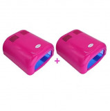 2 x Lampă UV cu 4 becuri, roz - preț special, INGINAILS