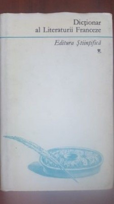 Dictionar al Literaturii Franceze Al.D.Pausesti, Ioan Niculita foto