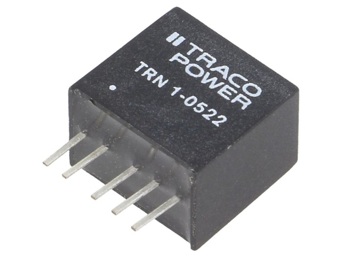 Convertor DC/DC 1W 12V/-12V SIP