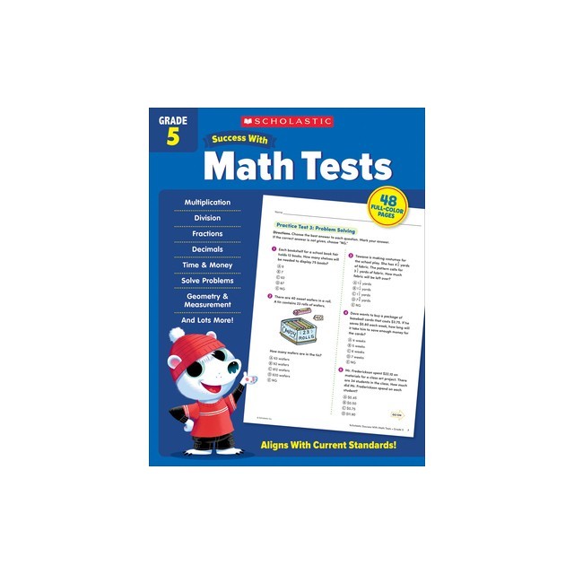 Scholastic Success with Math Tests Grade 5