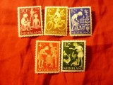 Serie Olanda 1962 - Ajutor pentru copii , 5 valori
