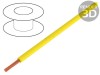 Cablu Cu 0,14mm2 PVC Galben 100m