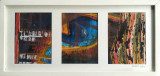 Cumpara ieftin Triptic, picturi abstracte semnate Bares (2001), Abstract, Ulei