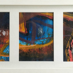 Triptic, picturi abstracte semnate Bares (2001)