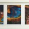 Triptic, picturi abstracte semnate Bares (2001)