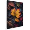 Tablou canvas frunze toamna in nuante galben, rosu, maro 1069 Tablou canvas pe panza CU RAMA 60x90 cm