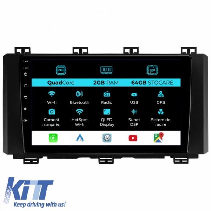 Navigatie Dedicata Seat Ateca (2016 - 2021), 9Inch, 2Gb Ram, 64Gb Stocare, Carplay Performance AutoTuning