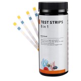Cumpara ieftin Benzile de testare 8 &icirc;n 1 pentru acvarii, SOFIA CONCEPT, 100 bucăți, multicolor, apă dulce și sărată