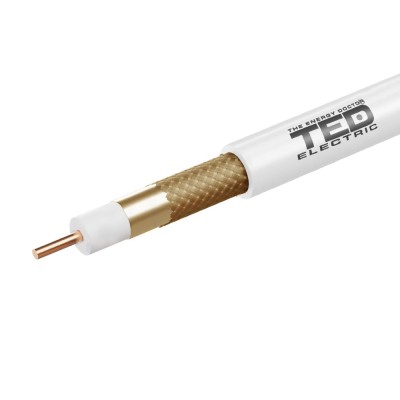 Cablu coaxial RG6CAA TED foto