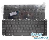 Tastatura HP Neagra Pavilion 14 layout UK fara rama enter mare, Pavilion 14Z B layout UK fara rama enter mare