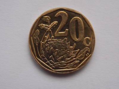 20 CENTS 2015 AFRICA DE SUD-SOUTH AFRICA-UNC foto