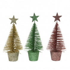 Decoratiune - Christmas Tree with Star - mai multe culori | Kaemingk