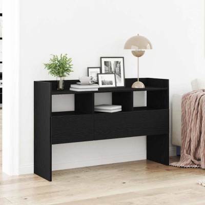 vidaXL Bufet cu sertar Negru 105 x 30 x 70 cm Lemn compozit 862666 foto