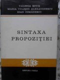 SINTAXA PROPOZITIEI-V. BOTIS, M. VULISICI ALEXANDRESCU, I. COMANESCU-232507