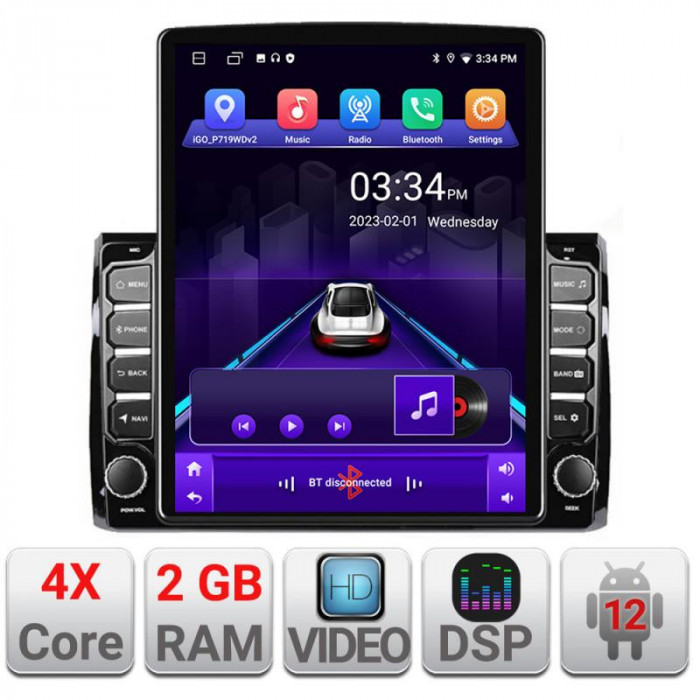 Navigatie dedicata Skoda Kodiaq K-kodiaq ecran tip TESLA 9.7&quot; cu Android Radio Bluetooth Internet GPS WIFI 2+32 DSP Quad Core CarStore Technology