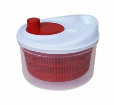 USCATOR SALATA SI VERDETURI CU CENTRIFUGA, 4.5L, ROSU, VANORA HOME foto