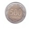Moneda Chile 500 pesos 2001, stare buna, curata
