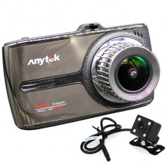 Camera auto DVR iUni Dash 66G, Touchscreen, Display IPS 3.5 inch, Dual Cam, Full HD, WDR, 170 grade, by Anytek foto