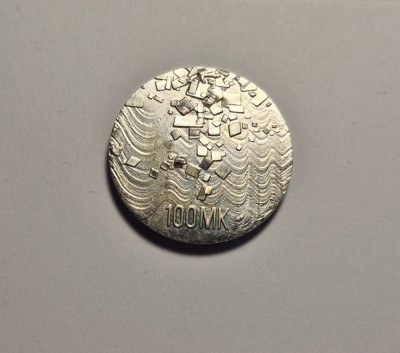 Finlanda 100 Markkaa 1992 UNC foto