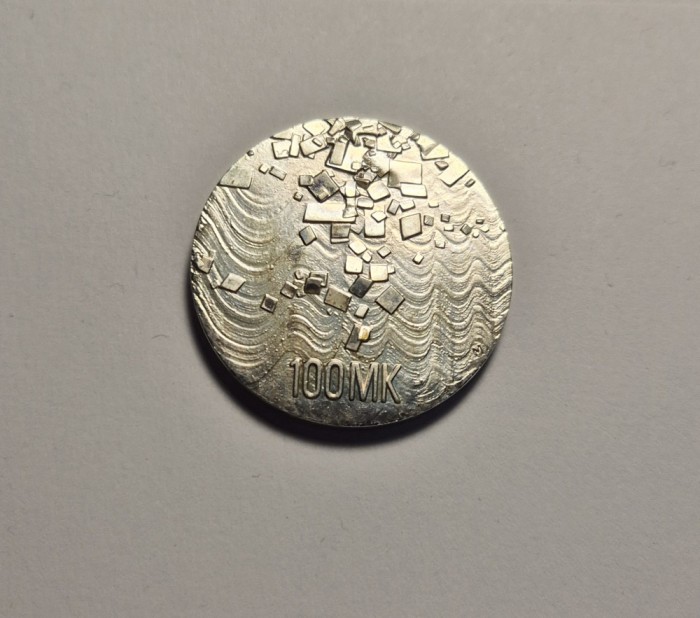 Finlanda 100 Markkaa 1992 UNC