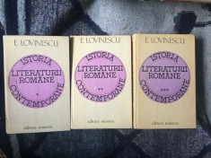 k2 Istoria literaturii romane contemporane- E. Lovinescu - 3 vol.