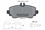 TEXTAR 2307004 Q+ set placute frana,frana disc
