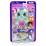 POLLY POCKET SET GENTUTA ANIMALUT PISICUTA MARINAR CU ACCESORII